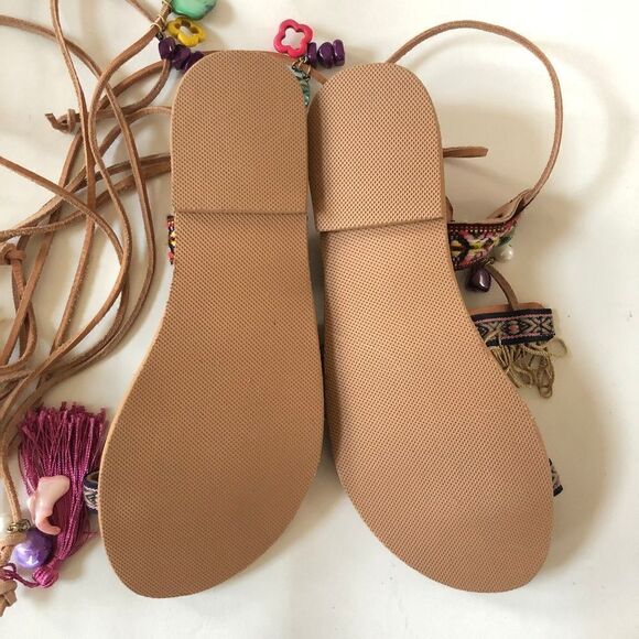 Mabu by Maria BK Alkidameia Fringed Charm Sandal - Picture 8 of 8